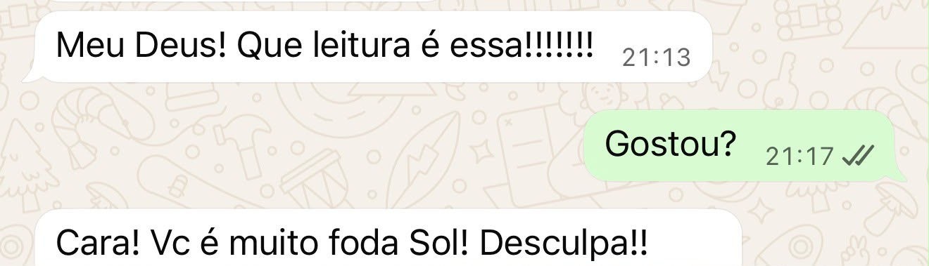 Captura de uma reação entusiasmada à leitura